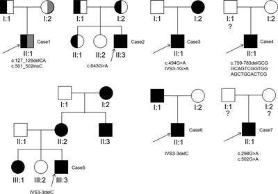 Novel AQP2 Mutations and Clinical Characteristics in Seven Chinese Families With Congenital Nephrogenic Diabetes Insipidus